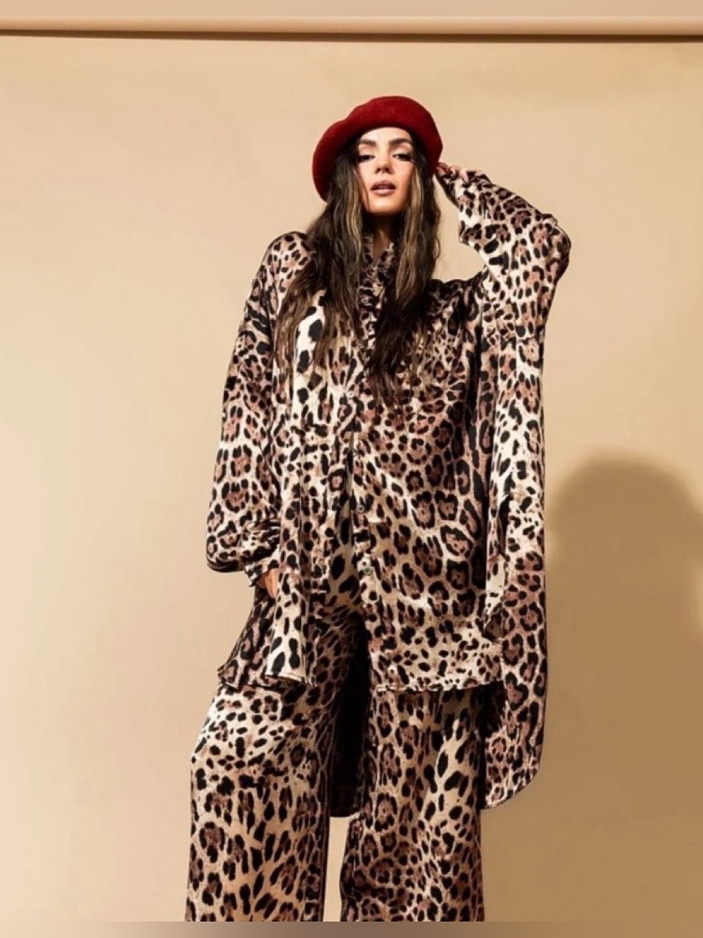 Dressed in Lala Leopard Print Women's Set